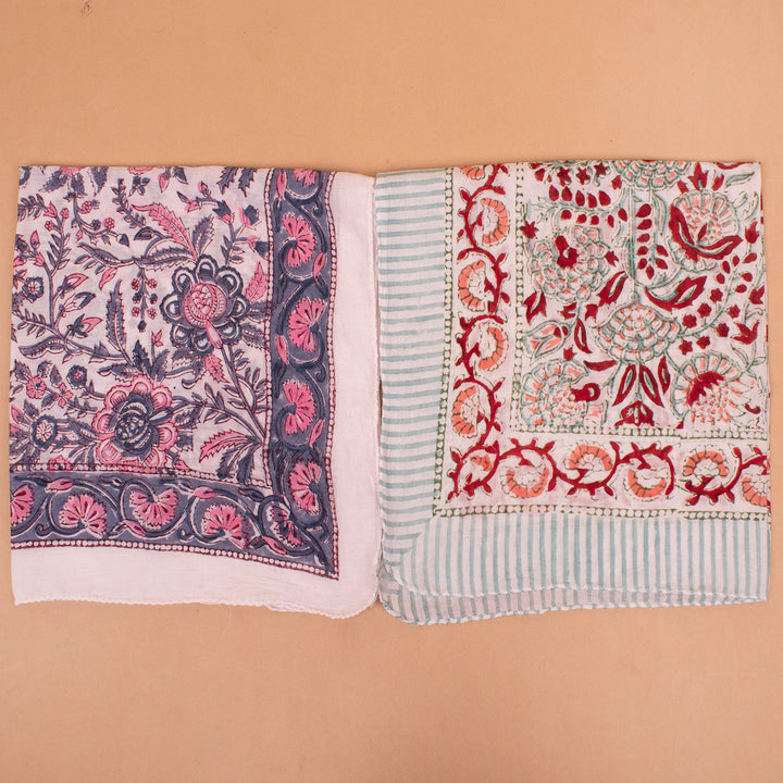 Set of 10 – Cotton Bandanas | Boho Head Scarf &amp; Hair Wrap