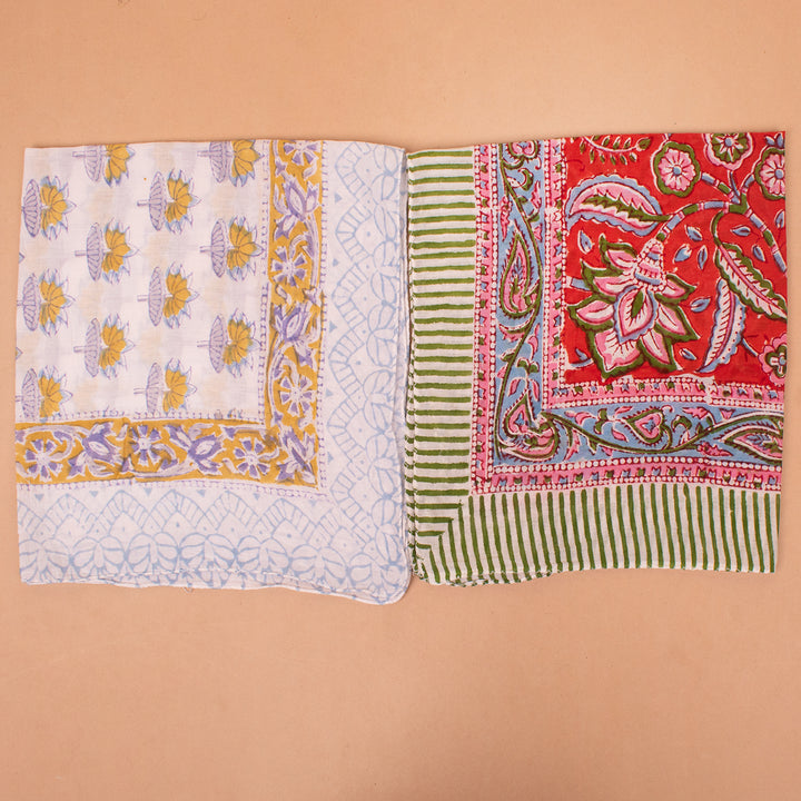 Set of 10 – Cotton Bandanas | Boho Head Scarf &amp; Hair Wrap