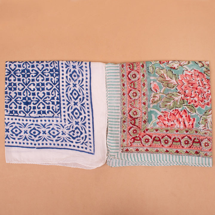 Set of 10 – Cotton Bandanas | Boho Head Scarf &amp; Hair Wrap