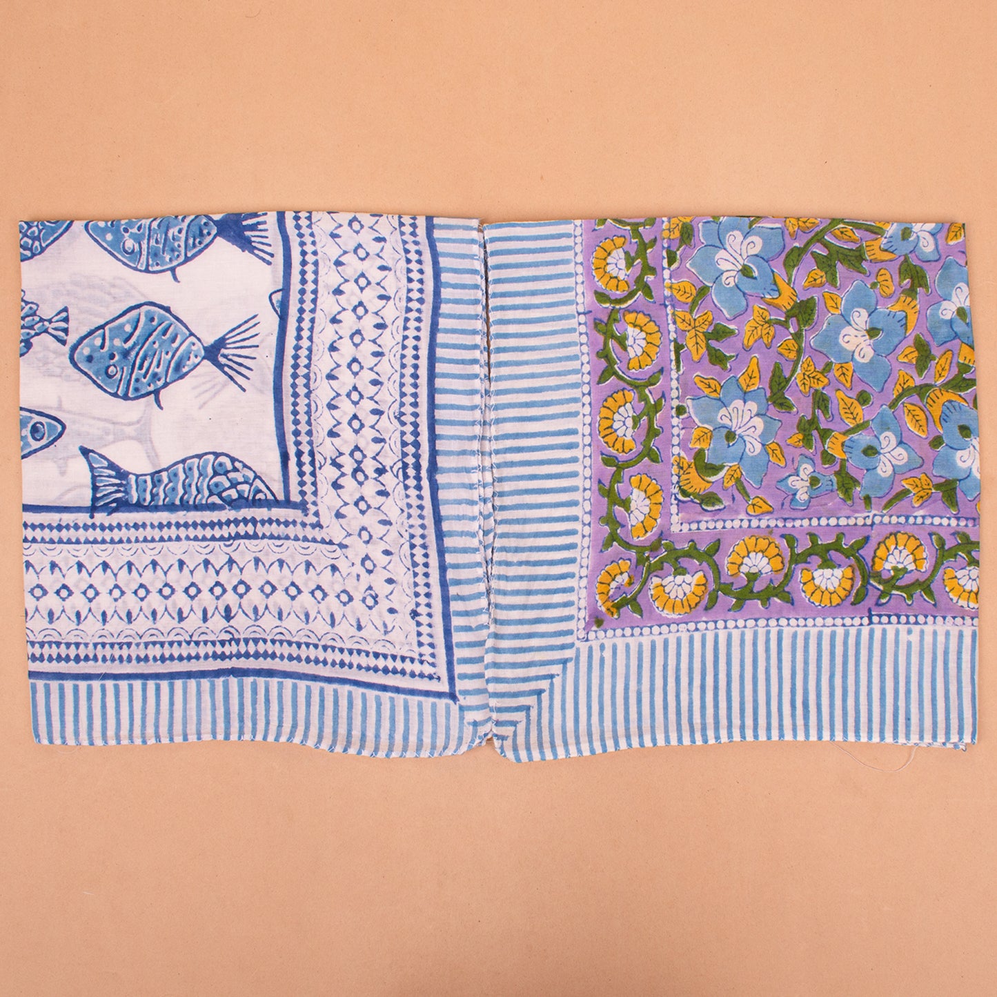 Set of 10 - Artisan Cotton Bandana | Handcrafted Block Print Head Scarf