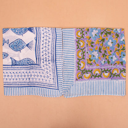 Set of 10 - Artisan Cotton Bandana | Handcrafted Block Print Head Scarf