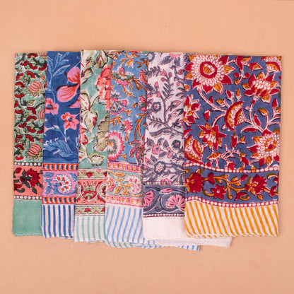 Set of 18 - Cotton Hair Scarf Bandana | Trendy Head Wrap for Casual Outfits