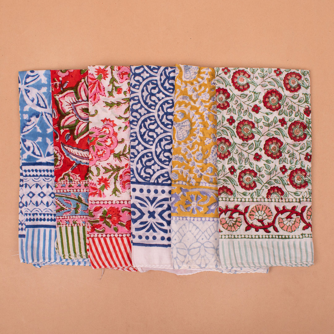 Set of 18 – Cotton Bandanas | Neck Scarf &amp; Head Wrap