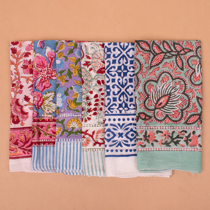 Set of 18 – Cotton Bandanas | Neck Scarf &amp; Head Wrap