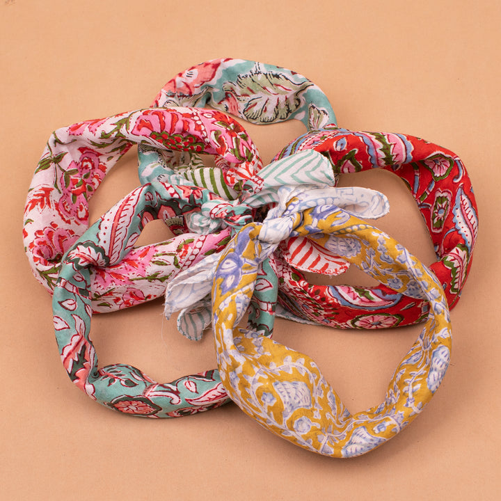 Set of 20 – Boho Cotton Bandanas | Everyday Head Scarf