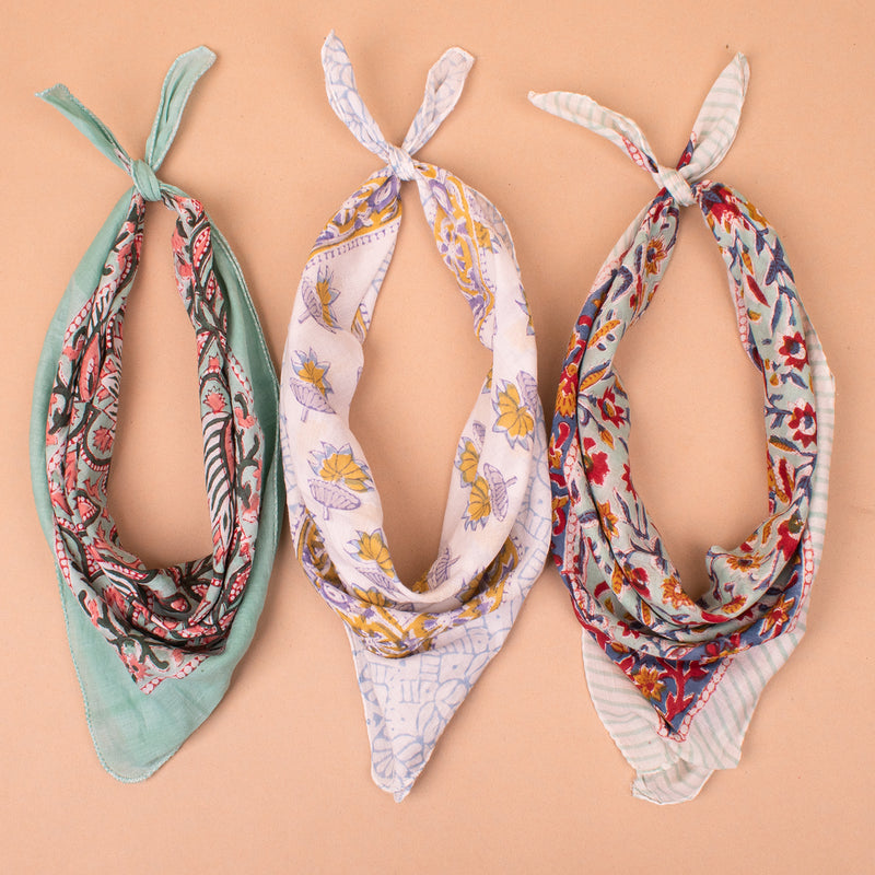 Boho Cotton Bandana | Everyday Head Scarf