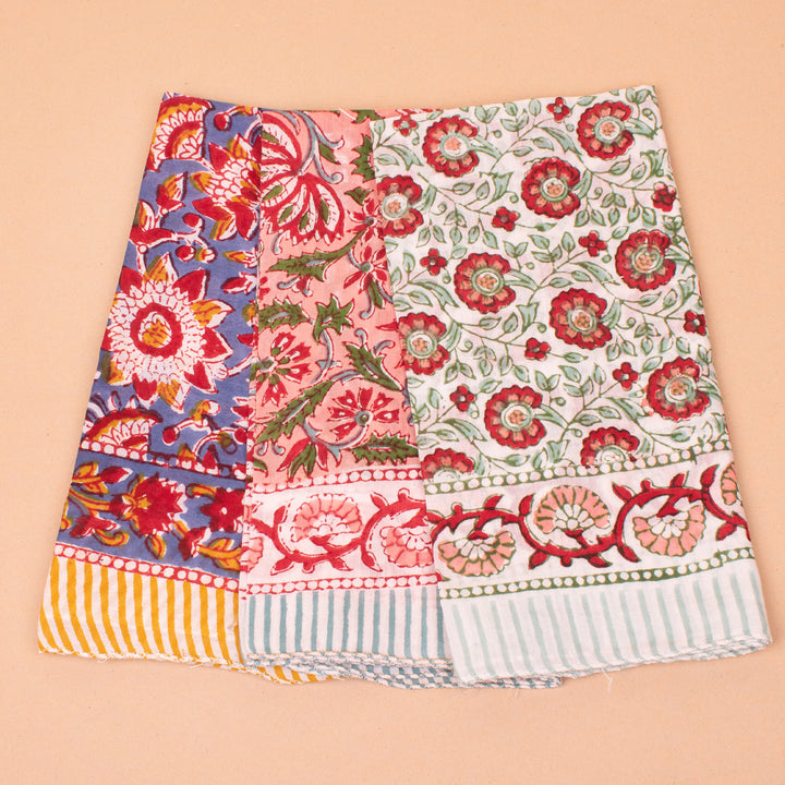 Set of 3 – Classic Cotton Bandanas | Neck Scarf &amp; Head Wrap