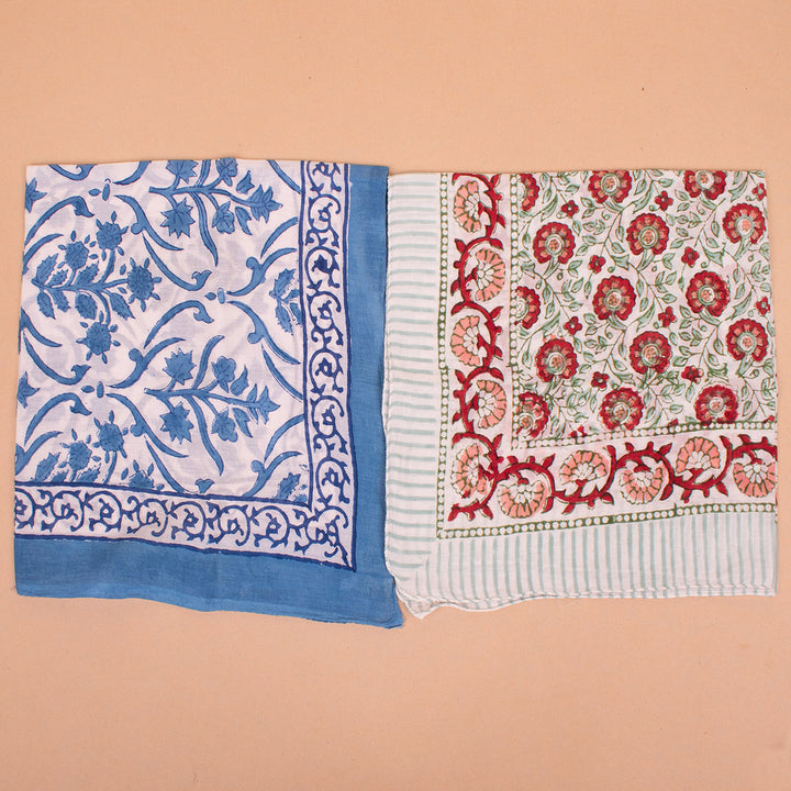 Set of 10 – Soft Cotton Bandanas | Boho Head Scarf &amp; Hair Wrap