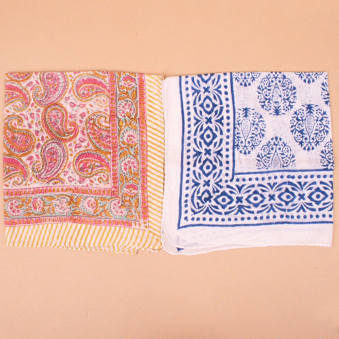 Set of 10 – Soft Cotton Bandanas | Boho Head Scarf &amp; Hair Wrap