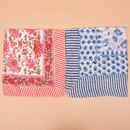 Set of 10 - Soft Cotton Bandana for Hair Styling | Versatile Head Wrap for Casual and Travel Outfits