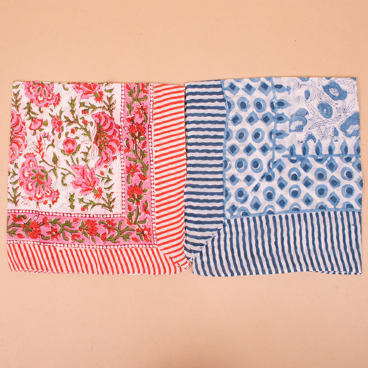 Set of 10 – Soft Cotton Bandanas | Printed Head Scarf &amp; Hair Wrap