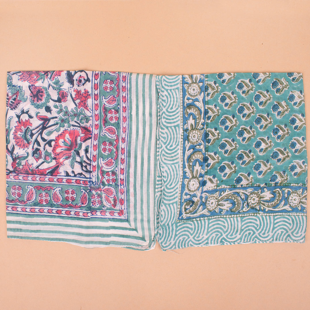 Set of 10 – Soft Cotton Bandanas | Printed Head Scarf &amp; Hair Wrap