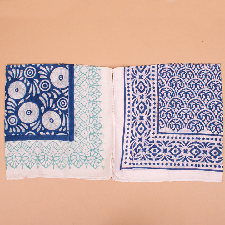Set of 10 – Soft Cotton Bandanas | Printed Head Scarf &amp; Hair Wrap
