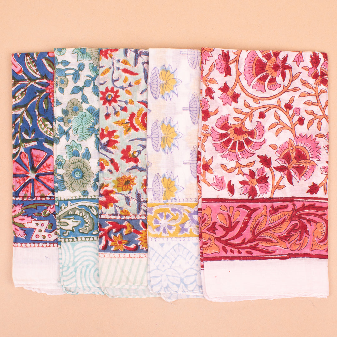 Set of 14 – Cotton Bandanas | Neck Scarf &amp; Head Wrap