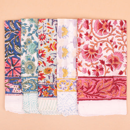 Set of 14 - Printed Cotton Bandana for Women | Comfortable Head Scarf with Timeless Fashion Appeal