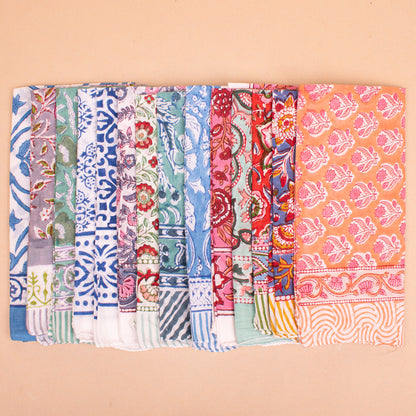 Set of 14 - Unisex Cotton Bandana Head Wrap | Premium Quality Fabric for Daily Wear and Outdoor Adventures