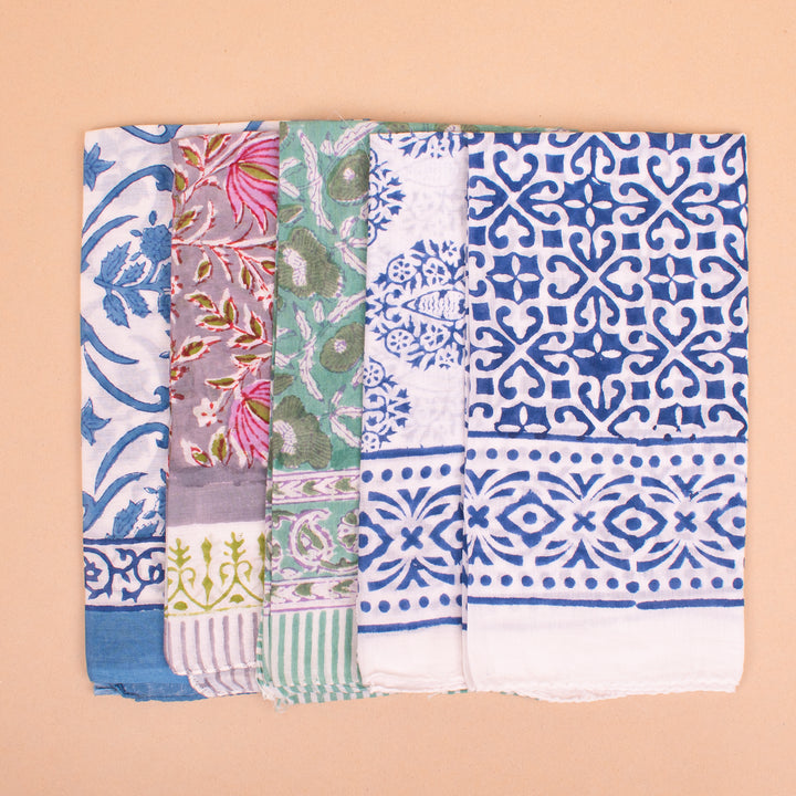 Set of 14 – Premium Cotton Bandanas | Everyday Head Scarf