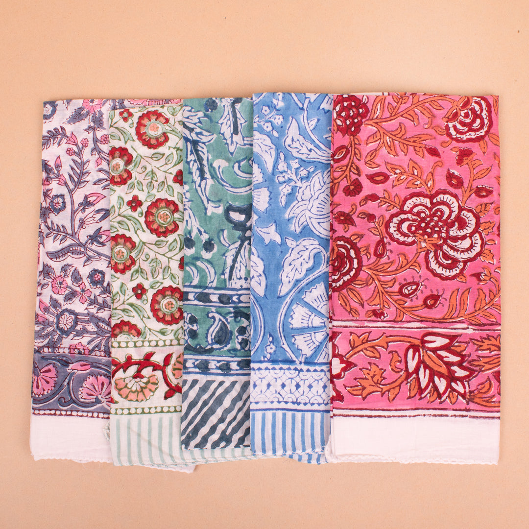 Set of 14 – Premium Cotton Bandanas | Everyday Head Scarf