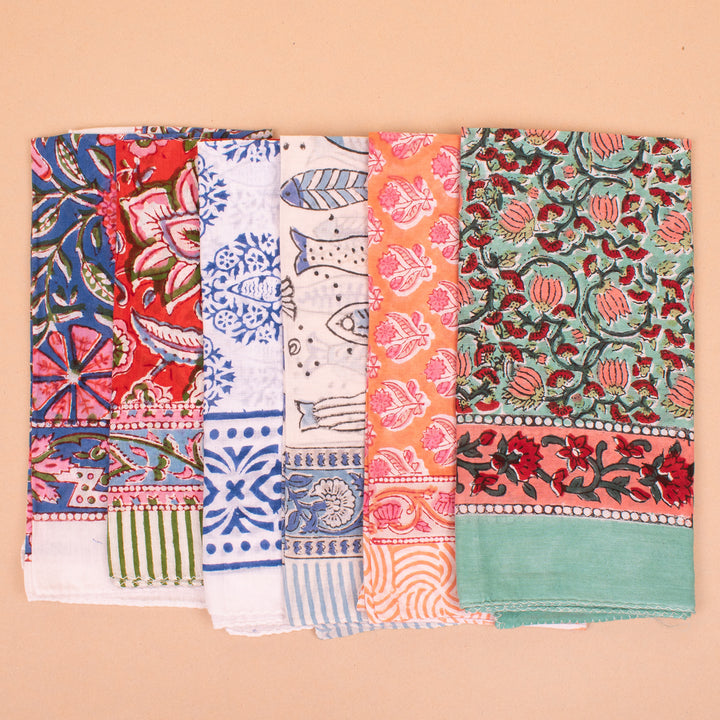 Set of 18 – Cotton Bandanas | Head Scarf &amp; Hair Wrap