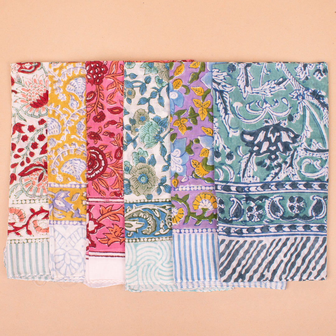 Set of 18 – Cotton Bandanas | Head Scarf &amp; Hair Wrap