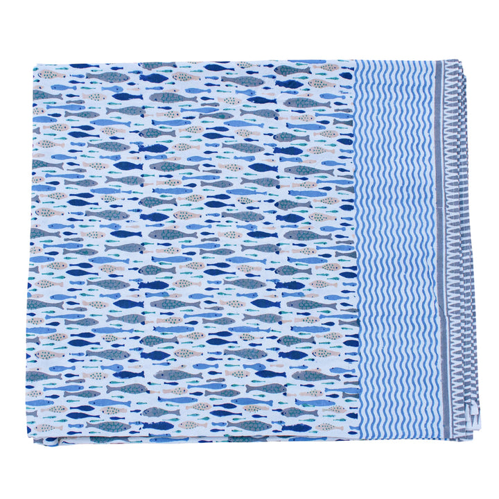 Boho Cotton Tablecloth 90x108 | Boho Table Cover