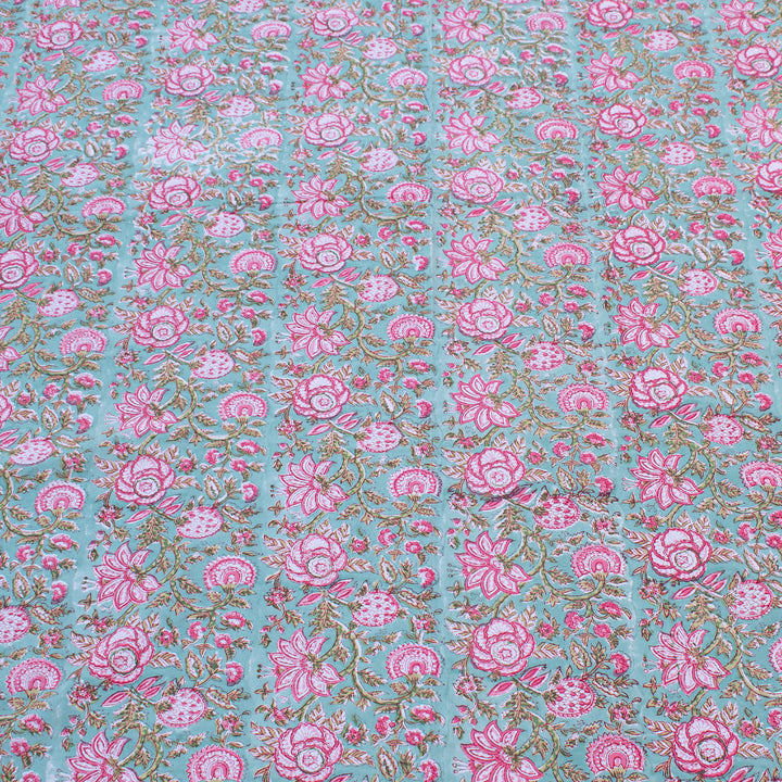 Floral Cotton Tablecloth 90x108 | Boho Table Cover