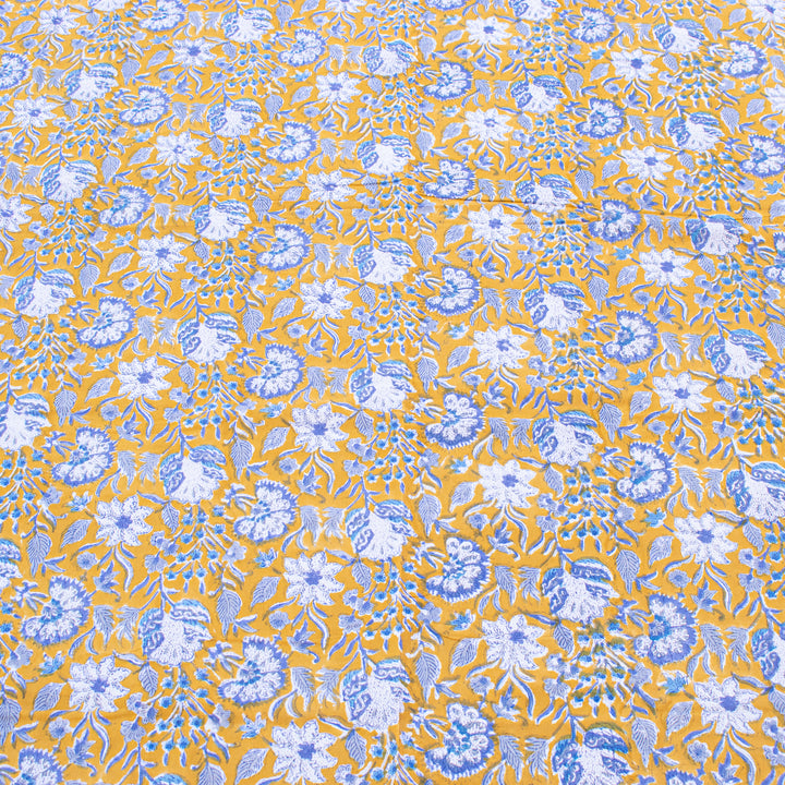 Hand Block Cotton Tablecloth 90x108 | Boho Table Cover