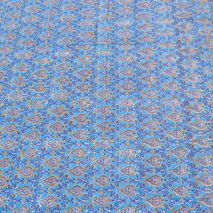 Indian Block Print Cotton Tablecloth, Handmade Dining Decor, Artisan Table Cover - 90x108