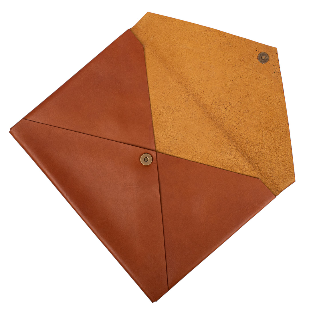 Handmade Leather Laptop Sleeve | Slim MacBook Case