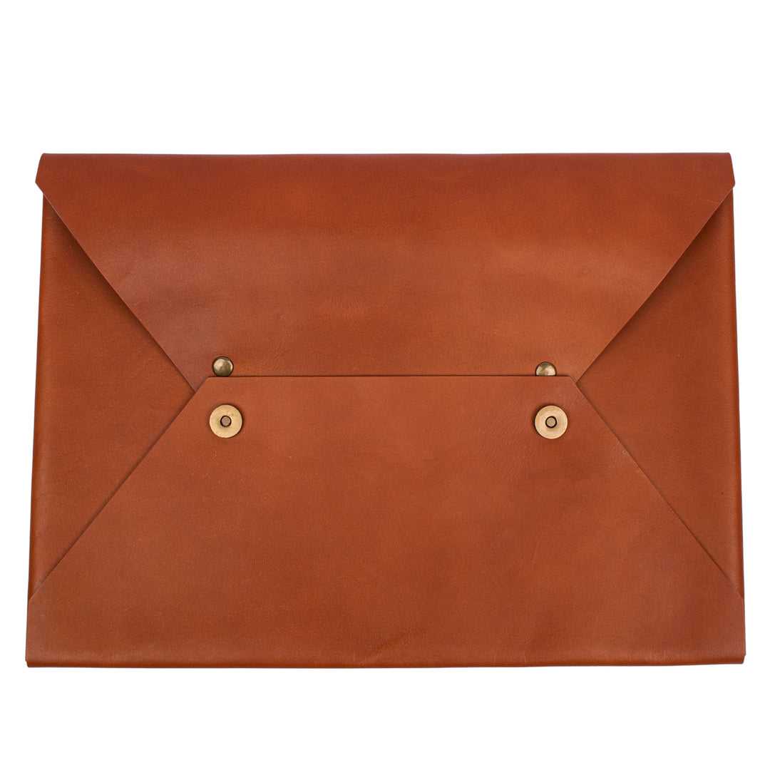 Handmade Leather Laptop Sleeve | Slim MacBook Case