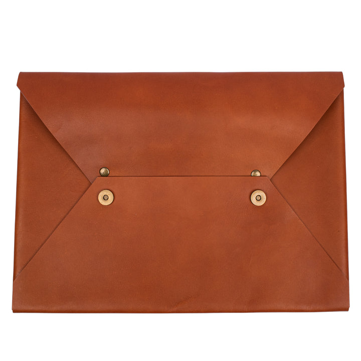 Handmade Leather Laptop Sleeve | Slim MacBook Case