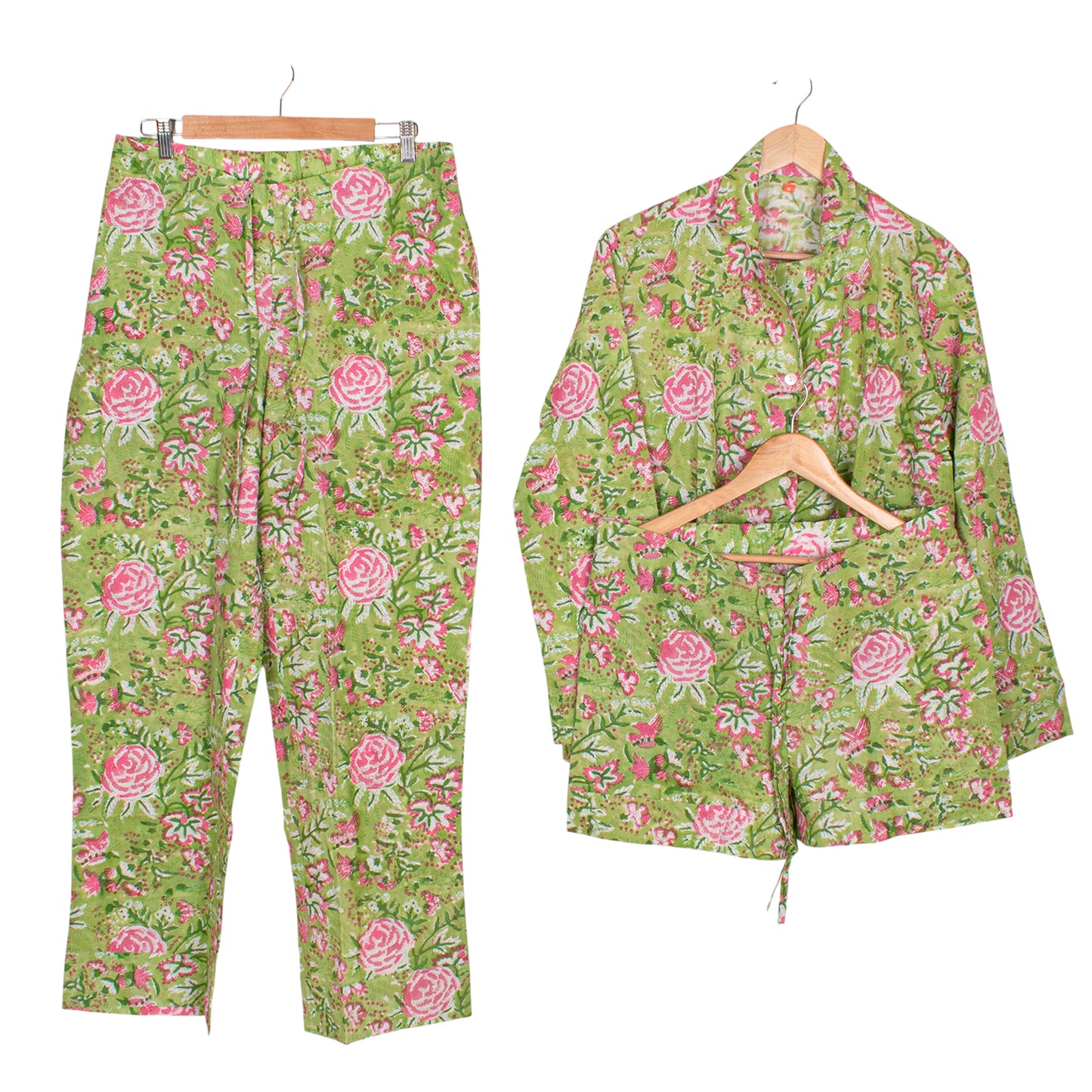 Women's All-Season Cotton PJ Set – Moisture-Wicking, Lightweight Pajamas | Premium Handcrafted Nightwear for Comfort & Style