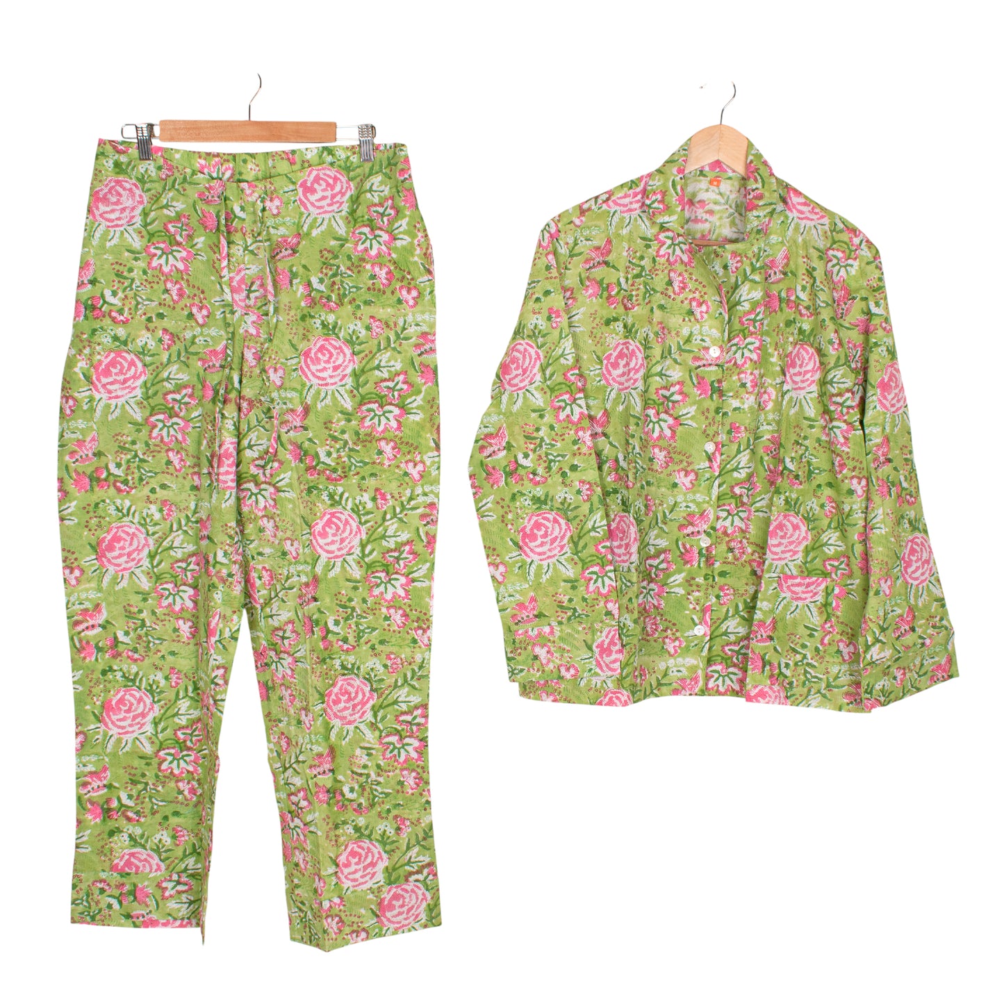 Women's All-Season Cotton PJ Set – Moisture-Wicking, Lightweight Pajamas | Premium Handcrafted Nightwear for Comfort & Style