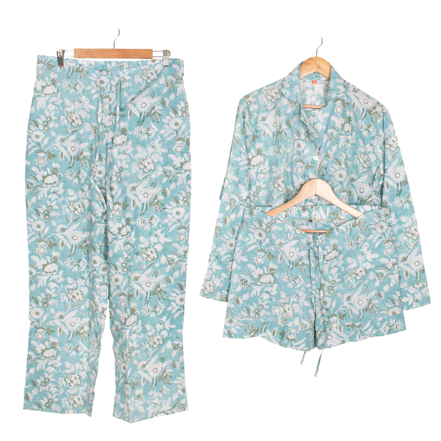 Women's Soft Cotton Pajama Set – Breathable, Lightweight Pajamas with Handcrafted Prints | Premium Sleepwear for Everyday Comfort