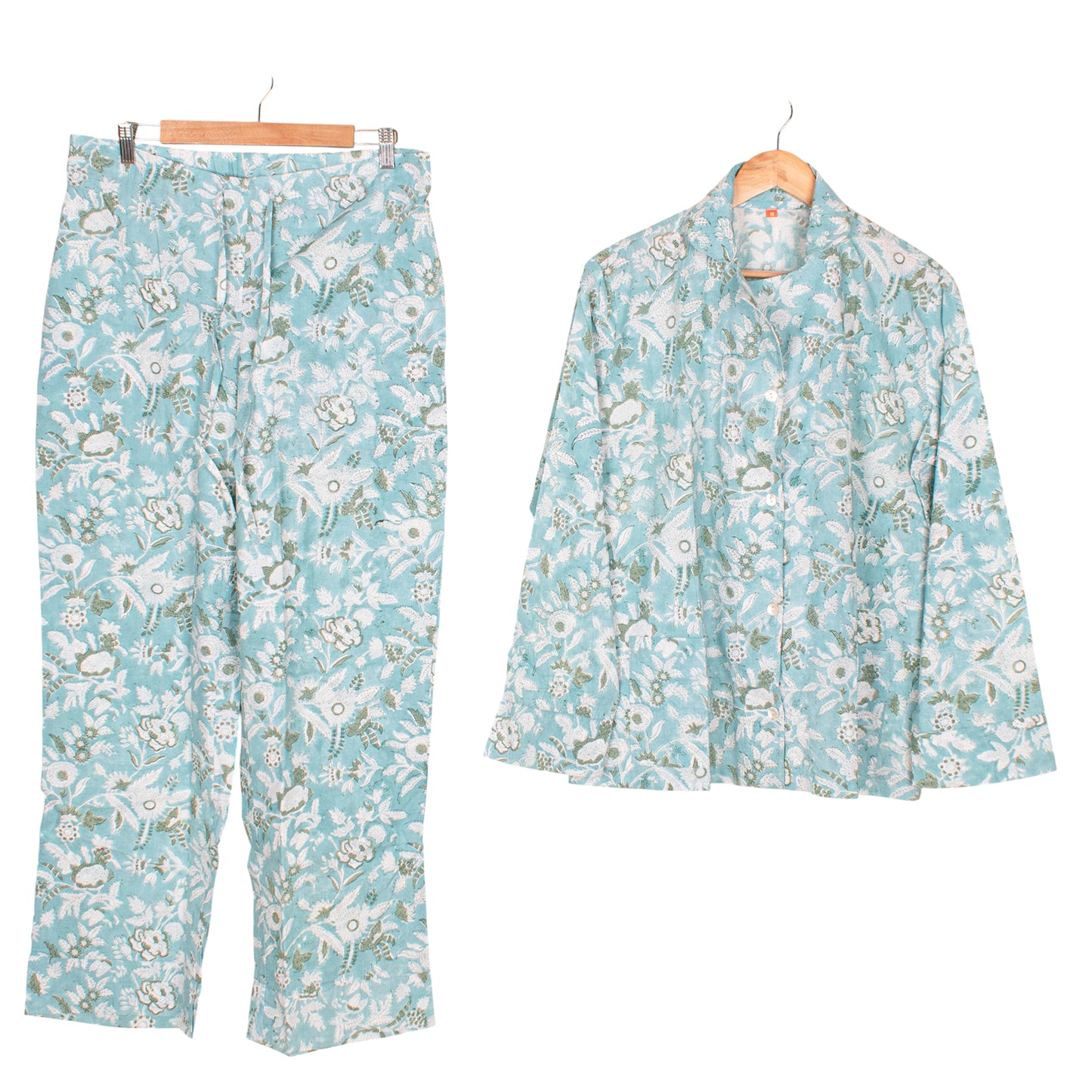 Women's Soft Cotton Pajama Set – Breathable, Lightweight Pajamas with Handcrafted Prints | Premium Sleepwear for Everyday Comfort