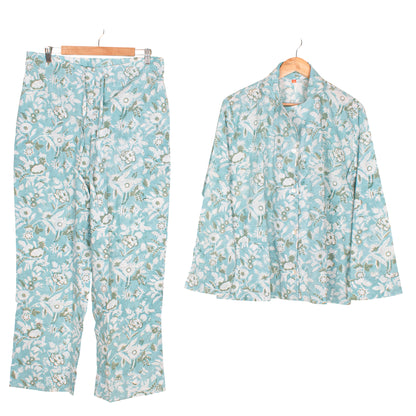 Women's Soft Cotton Pajama Set – Breathable, Lightweight Pajamas with Handcrafted Prints | Premium Sleepwear for Everyday Comfort