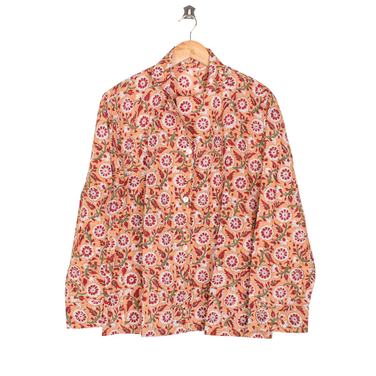 Women's Cotton Co-Ord PJ Set – Softest Pajamas For Women with Artisanal Block Prints | Perfect for Sleep, Lounging & Lazy Weekends