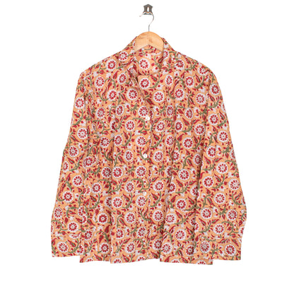 Women's Cotton Co-Ord PJ Set – Softest Pajamas For Women with Artisanal Block Prints | Perfect for Sleep, Lounging & Lazy Weekends