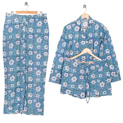 Soft Cotton Printed Pajama Set for Women – Comfortable, Skin-Friendly Nightwear | Premium Two-Piece Sleep Set