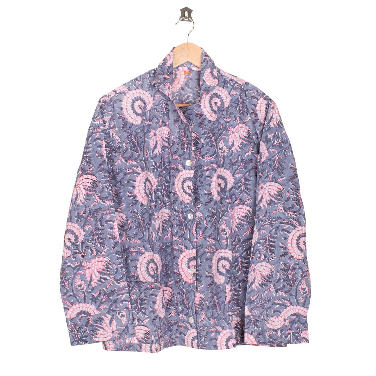 Classic Cotton Pajama Set for Women – Button-Down Nightwear with Soft Drawstring Pants | Everyday Comfort Sleep Set