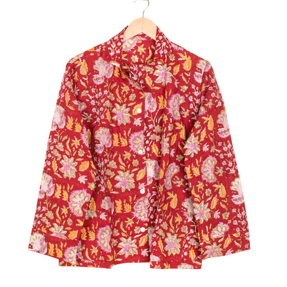 Women's Printed Cotton Cozy PJ Set – Lightweight, Moisture-Wicking Night Suit | Ideal for Sleep, Relaxing & Travel