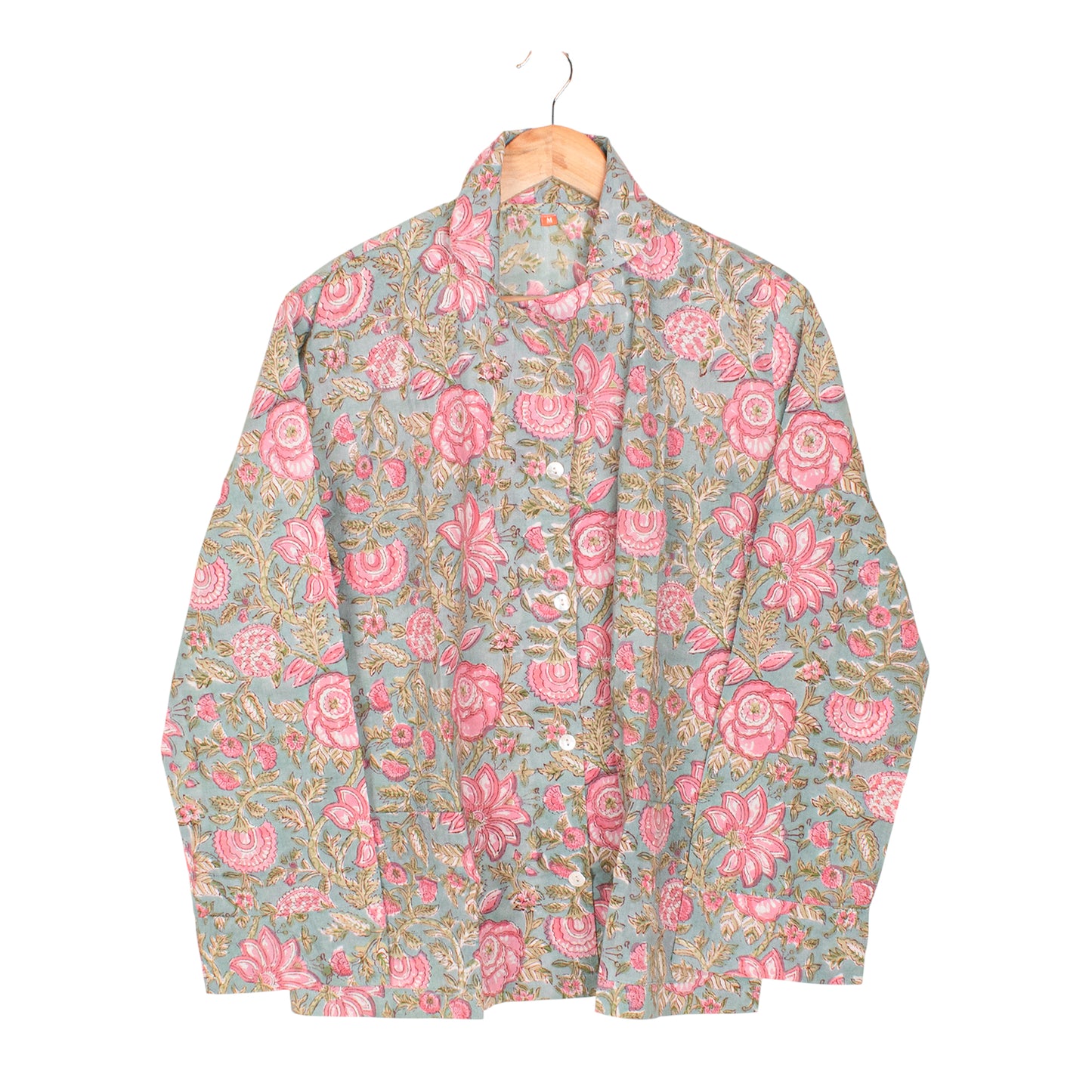 Ultra-Soft Cotton Sleep Set for Women – Cotton Pajama Set with Elegant Prints | Relaxed Fit Nightwear for All Seasons