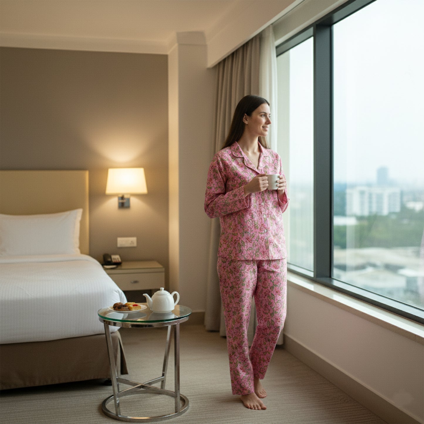 Winter-Ready Cotton Pajama Set – Soft, Cozy & Premium Quality Nightwear | Women’s Lounge & Sleep Set for All-Night Warmth