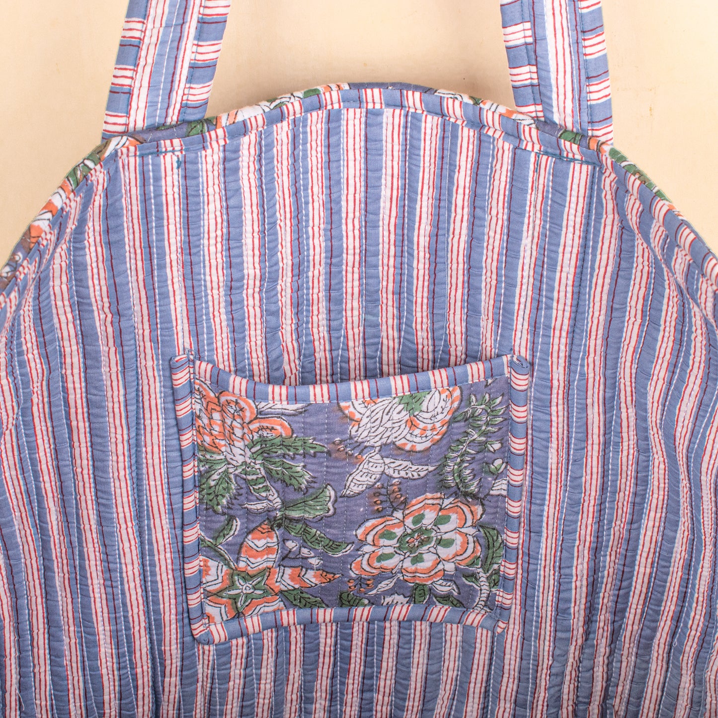 Large Quilted Tote Bag, Everyday Travel Handbag, Eco-Friendly Work Bag