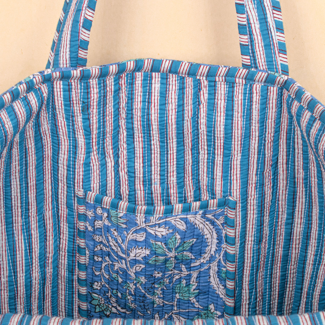 Boho Cotton Tote Bag | Everyday Shoulder Bag