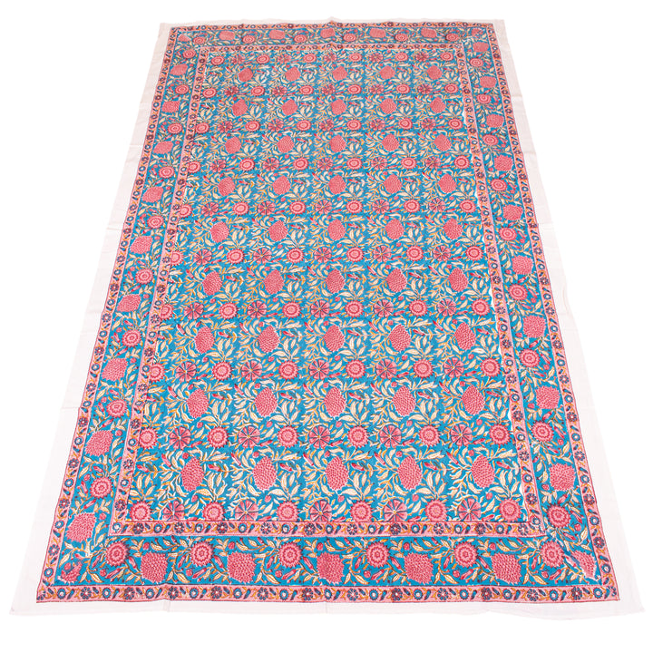 Hand Block Cotton Tablecloth | Boho Table Cover
