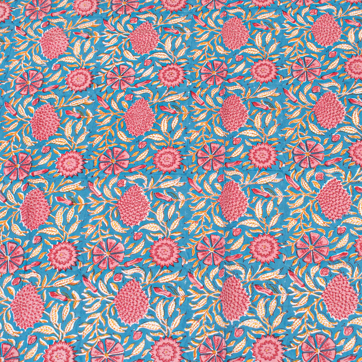 Hand Block Cotton Tablecloth | Boho Table Cover
