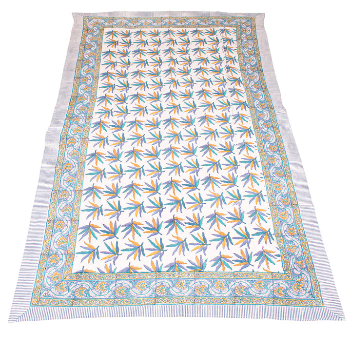 Hand Block Cotton Tablecloth | Boho Table Cover