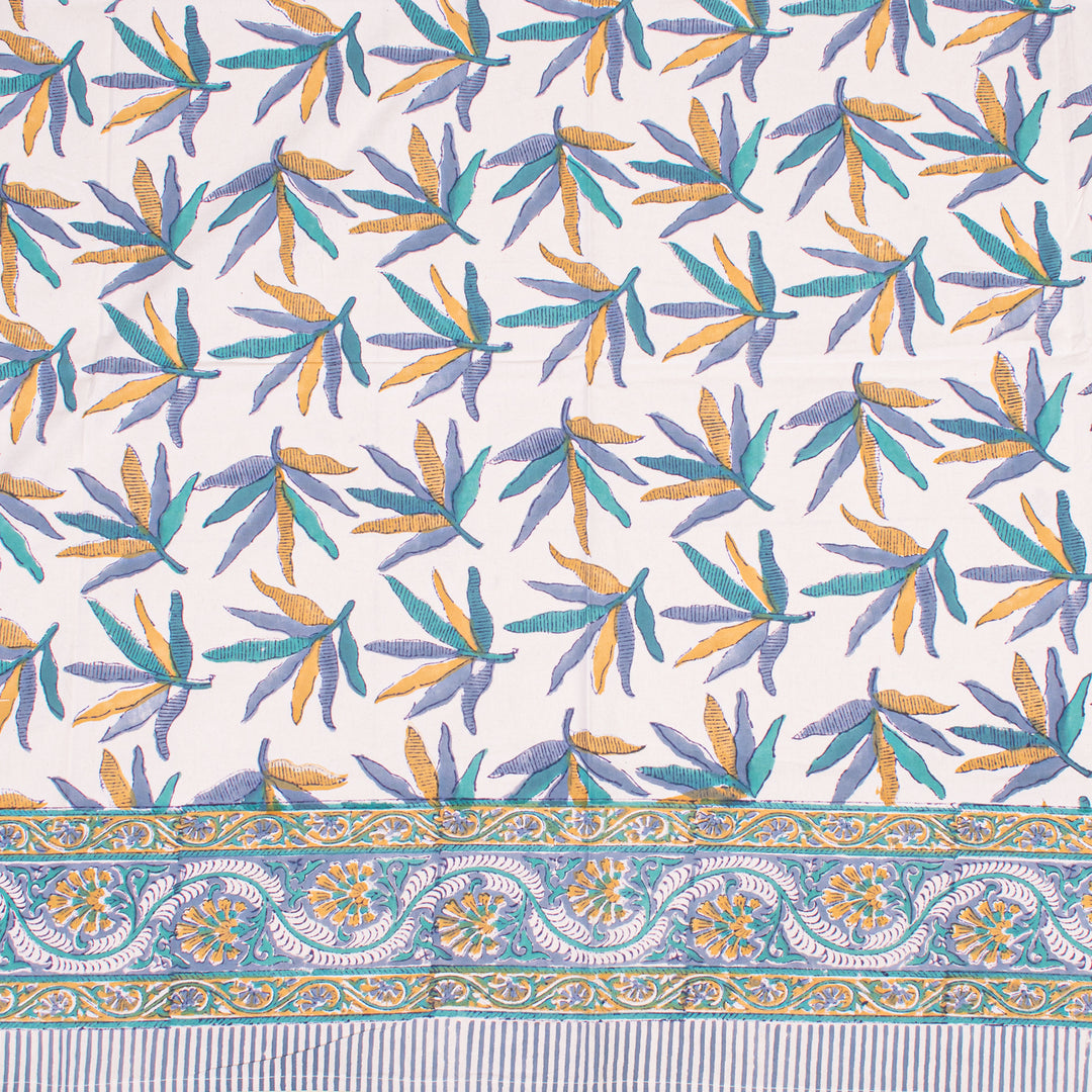 Hand Block Cotton Tablecloth | Boho Table Cover