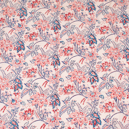 Paisley Print Cotton Tablecloth, Block Printed Dining Cover, Rustic Boho Decor